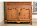 French Country Carved Fruitwood Bookcase