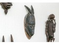 Collection Of Six African Carved Tribal Masks