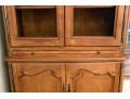 French Country Carved Fruitwood Bookcase