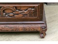 Ornate Carved Chinoiserie Secretary