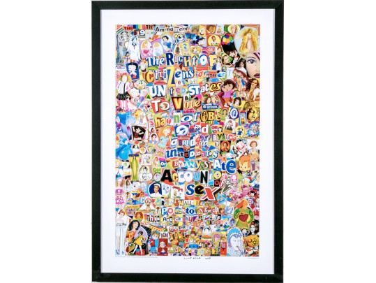 Michael Albert, Poster Print After An Original Collage Titled 