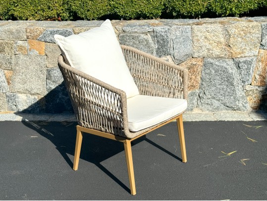 Chic Woven Rope Armchair