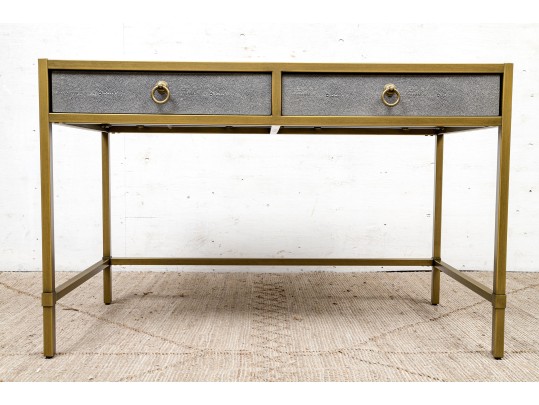 Traditions Strand Faux Shagreen Writing Desk