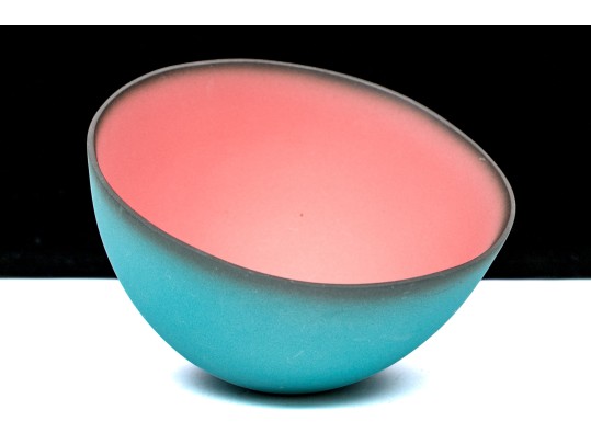 An Artisanal Glazed Ceramic Serving Bowl