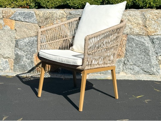Chic Woven Rope Armchair
