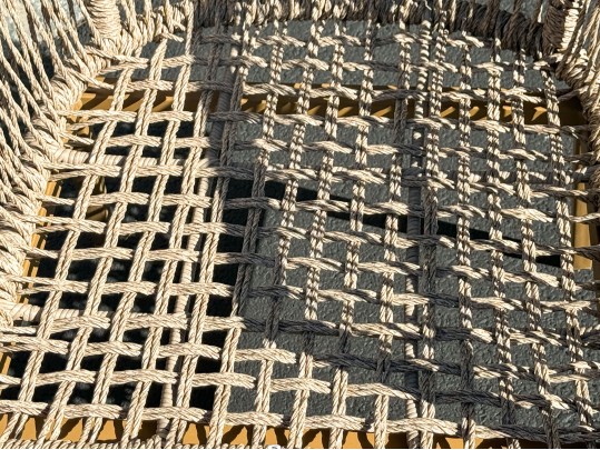 Chic Woven Rope Armchair