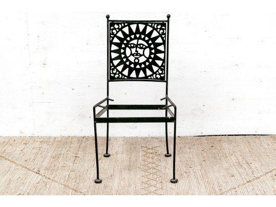 Set Of Six Arthur Umanoff Mid-Century Iron Chair Frames