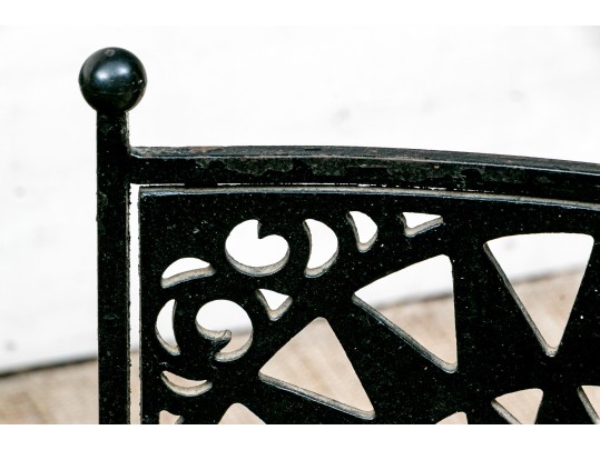 Set Of Six Arthur Umanoff Mid-Century Iron Chair Frames