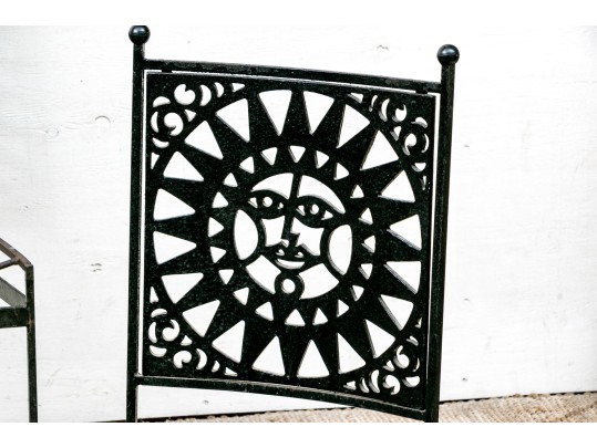 Set Of Six Arthur Umanoff Mid-Century Iron Chair Frames