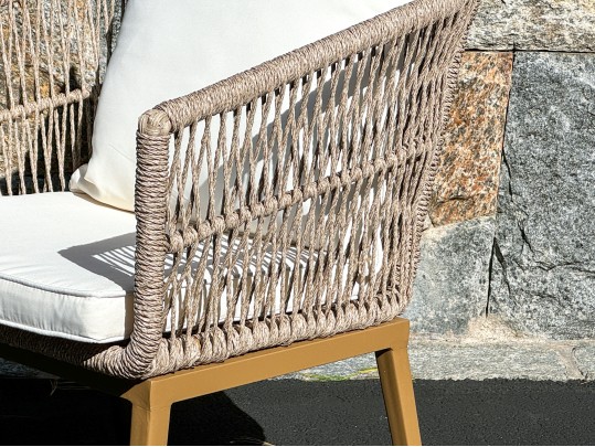 Chic Woven Rope Armchair