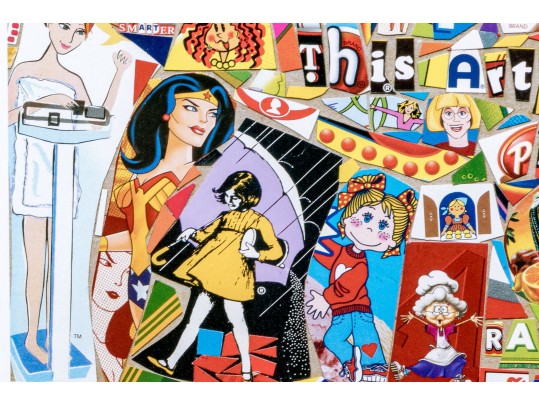 Michael Albert, Poster Print After An Original Collage Titled 