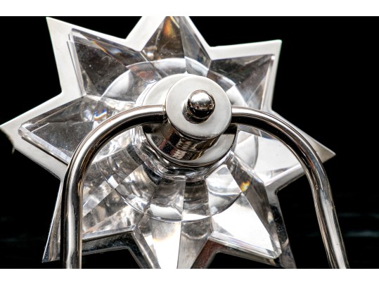 Pair Of Vaughan Polaris Star Wall Two Light Sconces