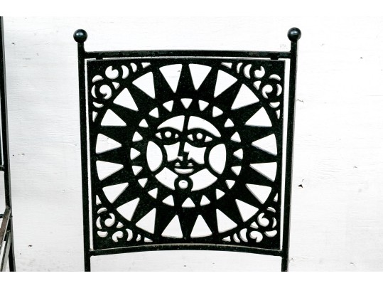 Set Of Six Arthur Umanoff Mid-Century Iron Chair Frames
