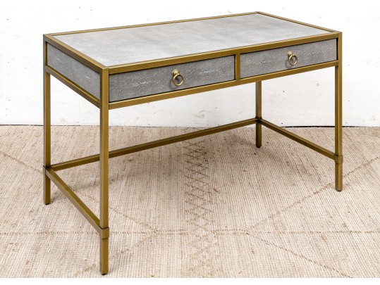 Traditions Strand Faux Shagreen Writing Desk