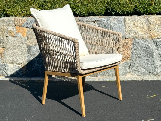 Chic Woven Rope Armchair