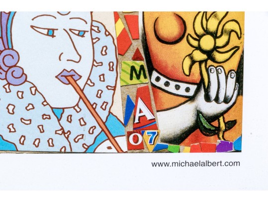 Michael Albert, Poster Print After An Original Collage Titled 