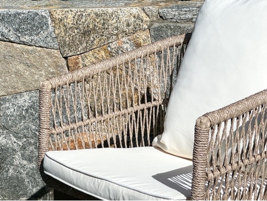 Chic Woven Rope Armchair