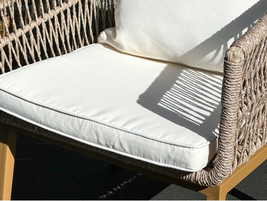 Chic Woven Rope Armchair
