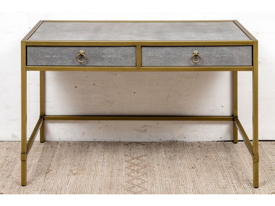 Traditions Strand Faux Shagreen Writing Desk