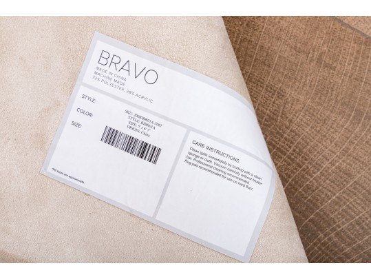 Bravo Chic Faux Hide With Gilt Highlights Accent Carpet, 7'-1
