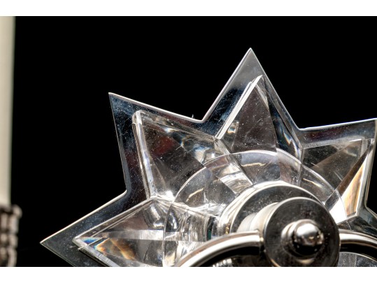 Pair Of Vaughan Polaris Star Wall Two Light Sconces