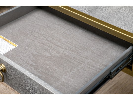 Traditions Strand Faux Shagreen Writing Desk