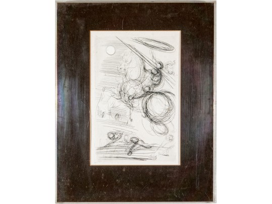 Salvador Dali (France/Spain, 1904-1989) Etching, 