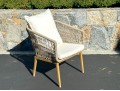 Chic Woven Rope Armchair