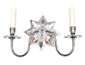 Pair Of Vaughan Polaris Star Wall Two Light Sconces
