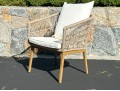 Chic Woven Rope Armchair