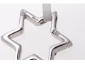 Petite 14K White Gold And Diamond Star Pendant