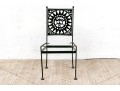 Set Of Six Arthur Umanoff Mid-Century Iron Chair Frames