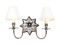 Pair Of Vaughan Polaris Star Wall Two Light Sconces