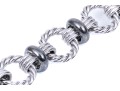 Sterling Silver Twist Link Bracelet