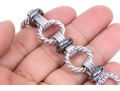 Sterling Silver Twist Link Bracelet