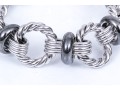Sterling Silver Twist Link Bracelet