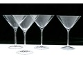 Set Of Four Tiffany & Co. Martini Glasses