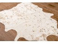 Bravo Chic Faux Hide With Gilt Highlights Accent Carpet, 7'-1