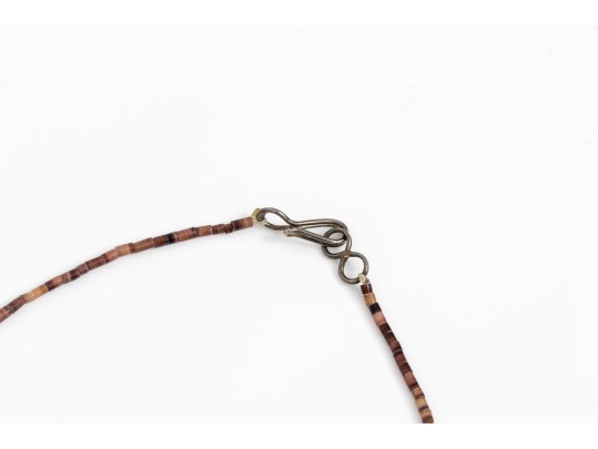 Fabulous Silver And Carved Stone Fetish Necklace