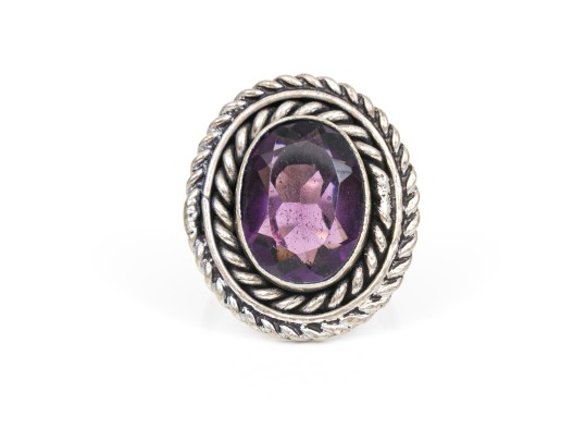 Sterling Silver Colorful Chunky Collection Of Assorted Rings, Size 7