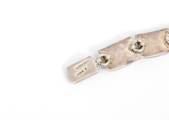 Lot Of Two Turquoise Blue Color Southwestern Style Sterling Silver Jewelry Pieces