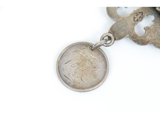 Assorted Sterling Silver Lot Of Striking Fleuer De Lis Motif Jewelry Pieces