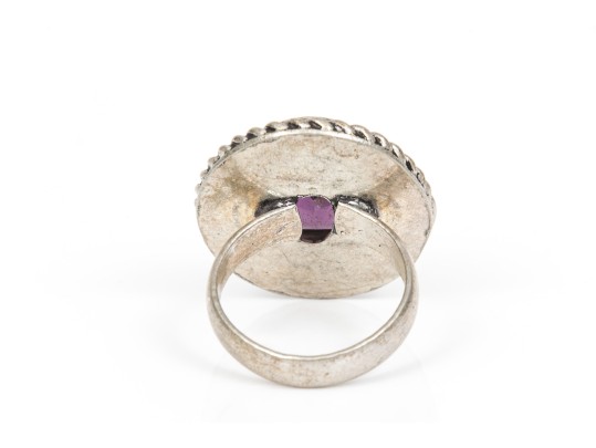 Sterling Silver Colorful Chunky Collection Of Assorted Rings, Size 7