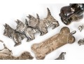 Sterling Silver Assorted Lot Of Wonderful Dog Motif Jewelry Pieces