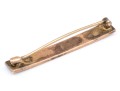 14k Gold Handsome Antique Chased Bar Pin