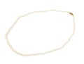 Lovely Graduated 3.5mm To 6mm Cultured Pearl Necklace, With A 14k Clasp