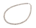 Sterling Silver Bold 7.75 Mm Beaded Necklace