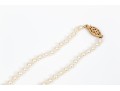 Lovely Graduated 3.5mm To 6mm Cultured Pearl Necklace, With A 14k Clasp