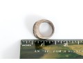Sterling Silver Pair Of Chunky Contemporary Rings, Size 6