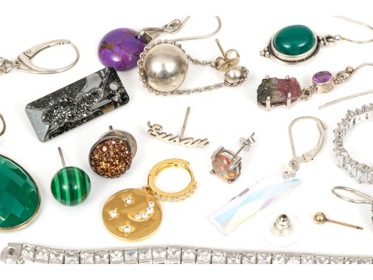 Sterling Silver Assortment Of Scrap Jewelry